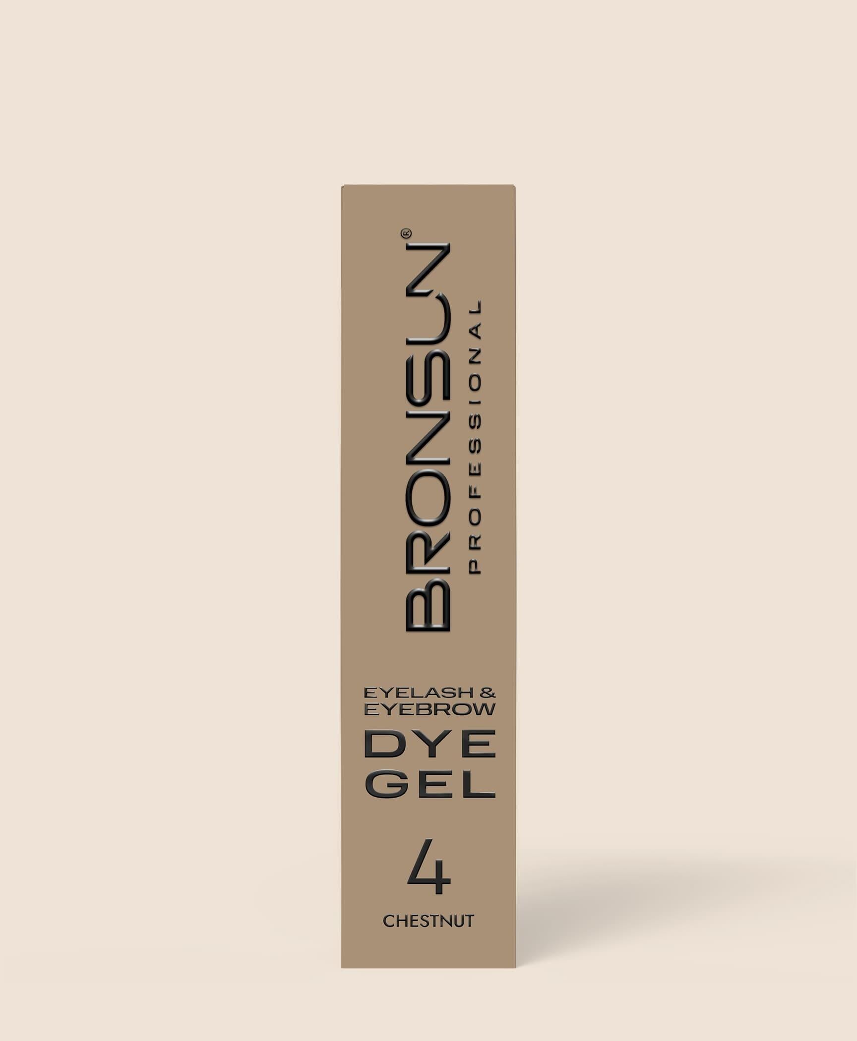 Bronsun - Eyelash & Eyebrow Gel Dye - Chestnut - 15ml