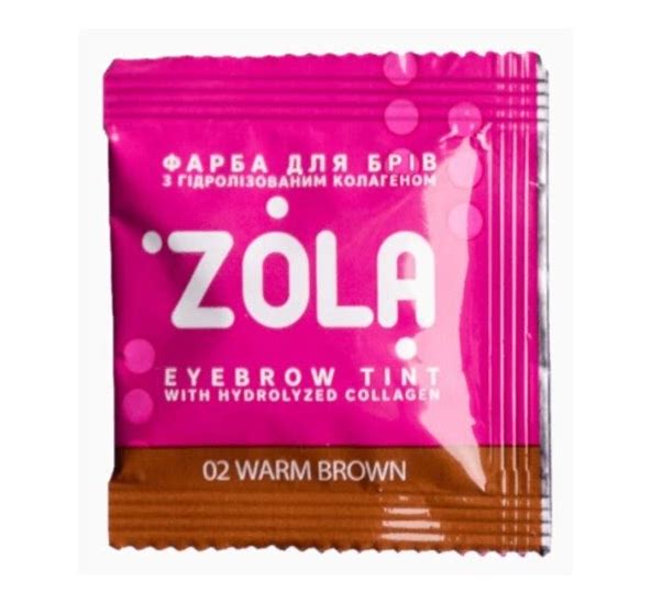 Zola Cosmetics - Eyebrow Tint Sachet - Dark Brown 5ml