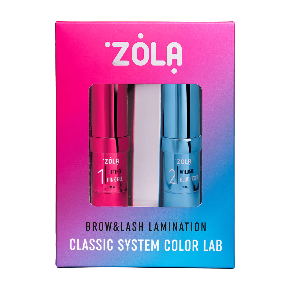 Zola Cosmetics - Eyelash & Eyebrow Lamination Colour Lab Kit 2 x 10ml