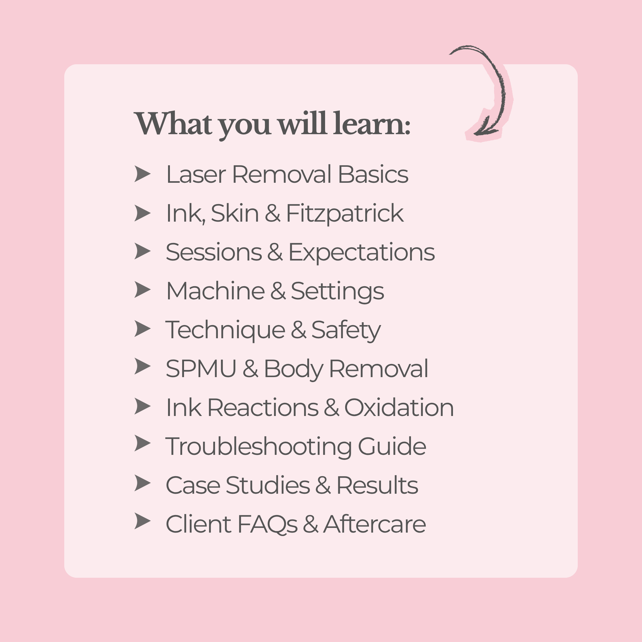 Tattoo/SPMU Removal Laser Masterclass | GgBrows