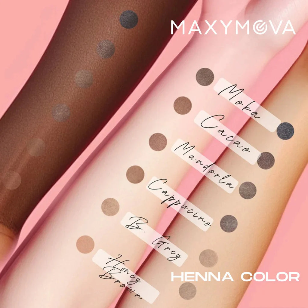 Maxymova - Henna Brow Colour - Semi-Permanent Brow Tint With Henna