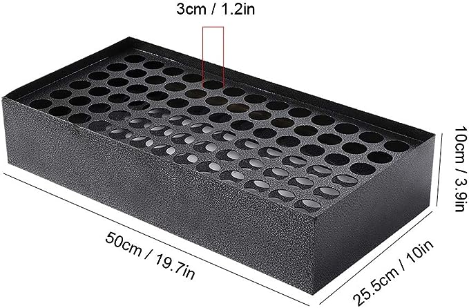 Black Stainless 78 Holes Pigment Holder