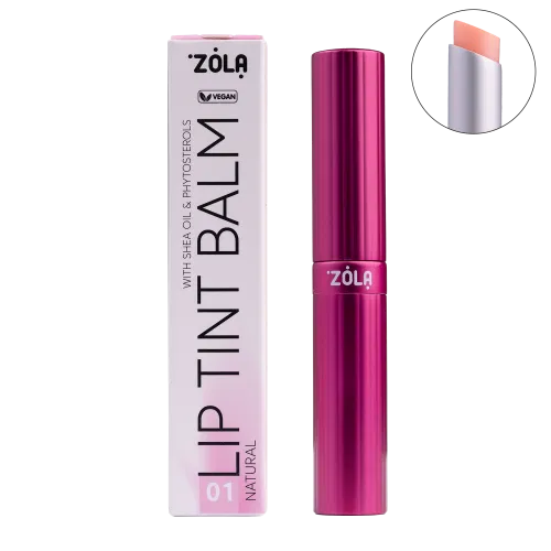 Zola Cosmetics- Lip Tint Balm - 01 Natural