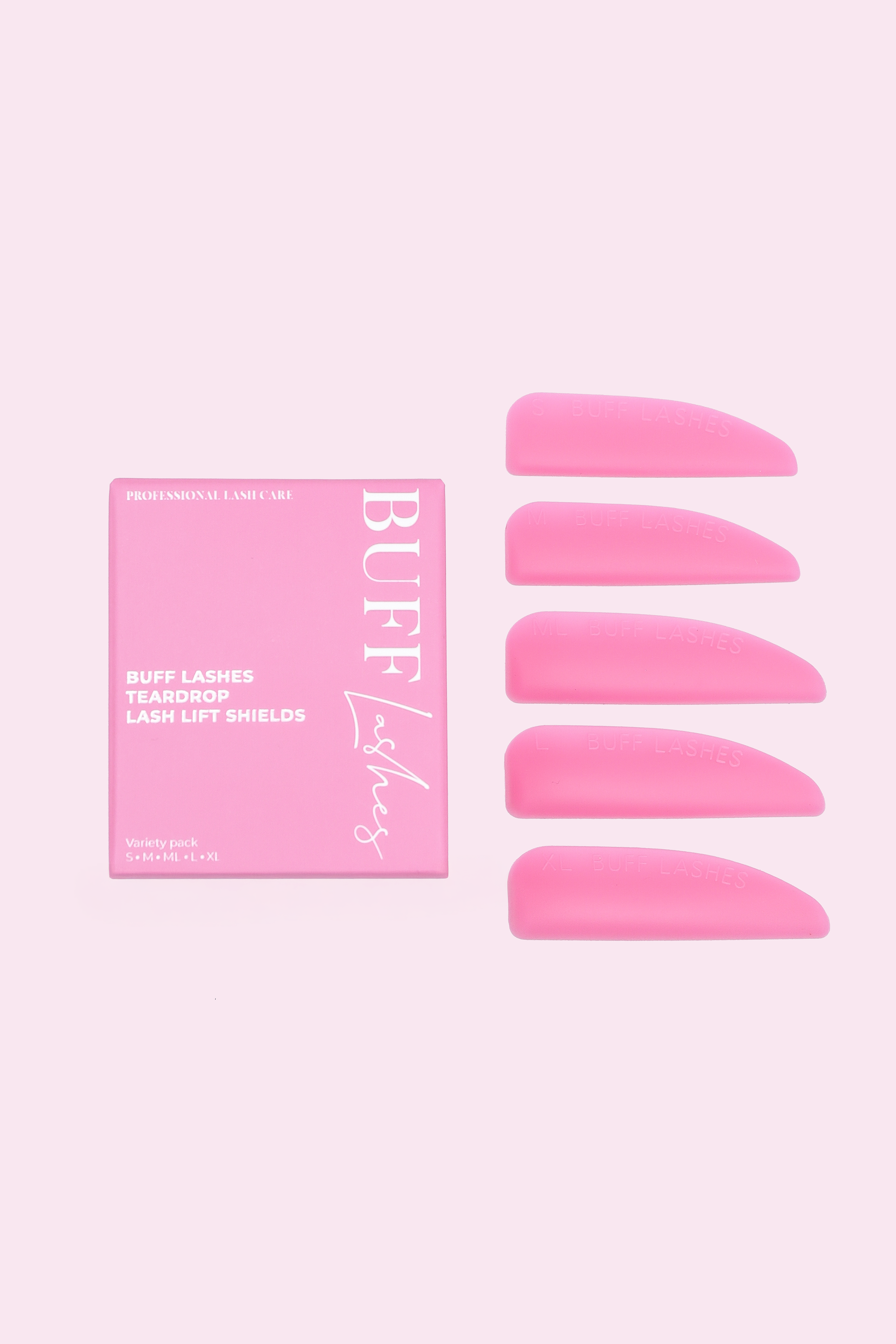 Buff Lashes - Teardrop Lash Lift Shields - 10pcs