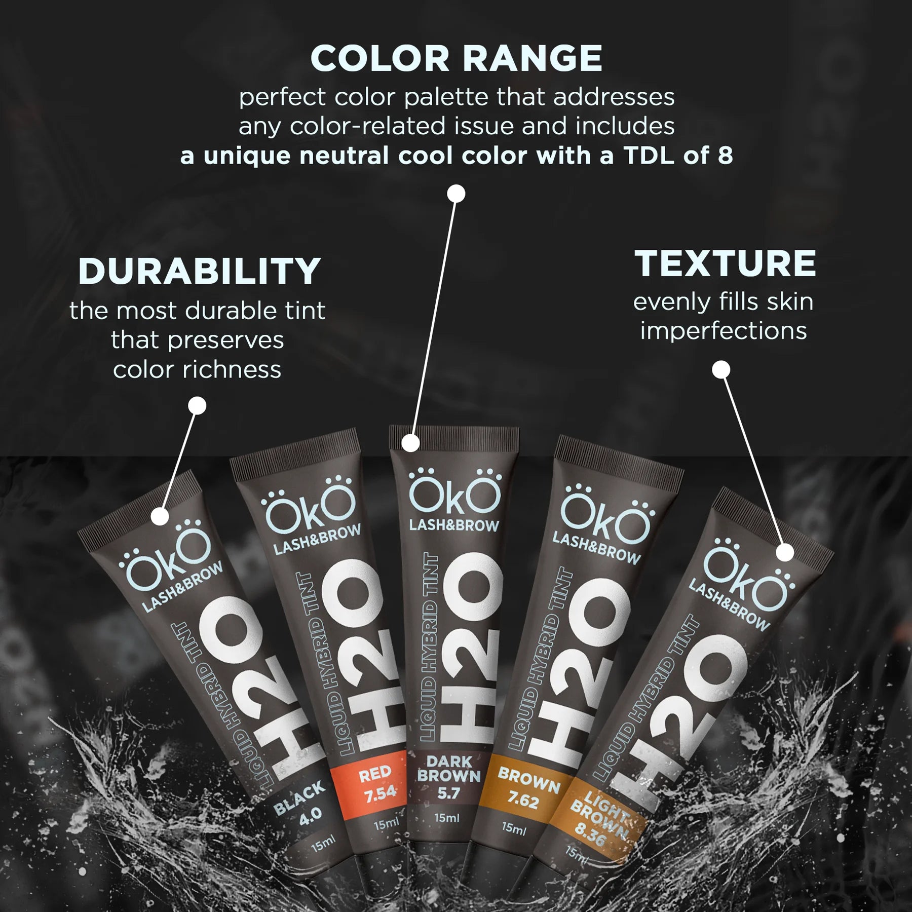 OkO - Liquid Hybrid Tint H20 - Black 15ml