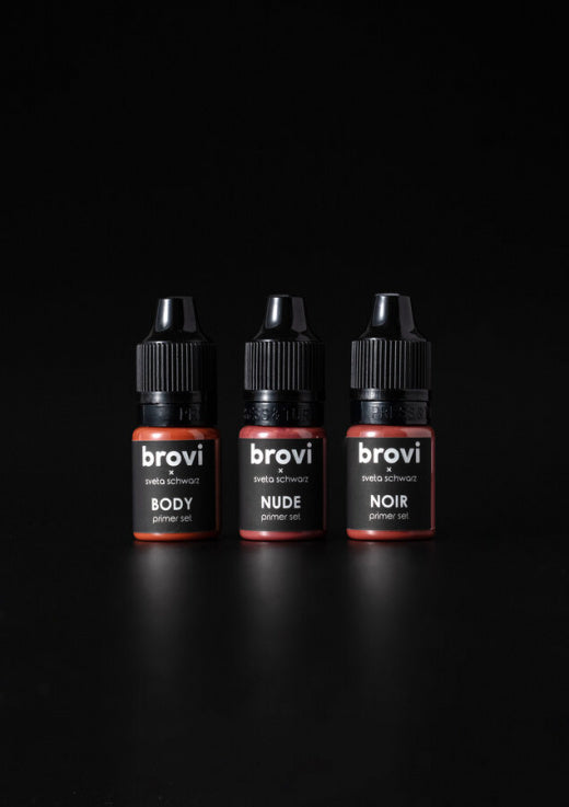 Brovi Lips - Sveta Schwarz Primer Set 3x5ml