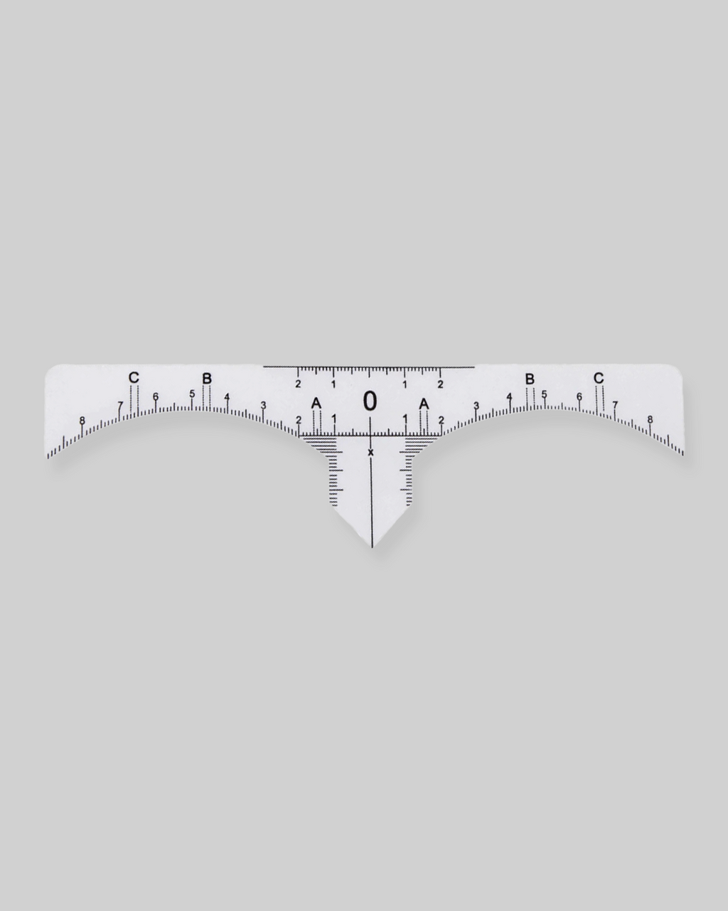 Buff Basics - Eyebrow Mapping Ruler Stickers With Box - 50pcs