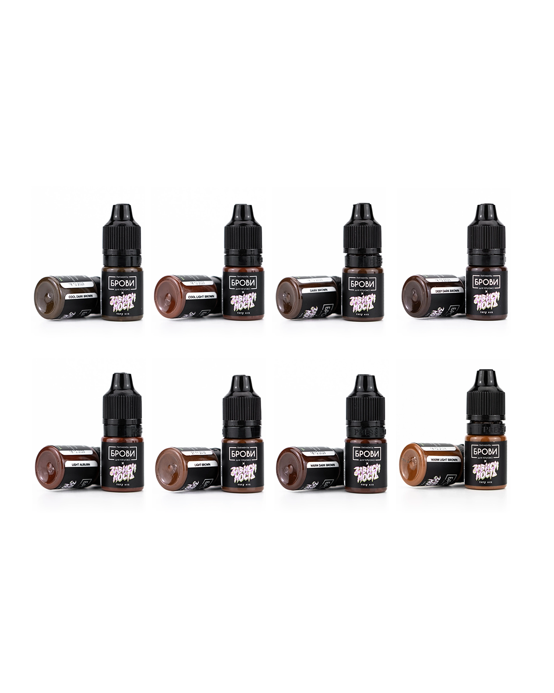 Brovi One Inorganic - Full Mini Set - 8x5ml