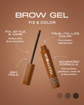 Maxymova - Brow Gel Fix & Colour