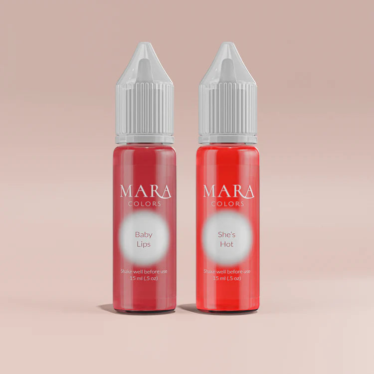 Mara Pro - Neutral Lip Pigment Set - 2 x 15ml