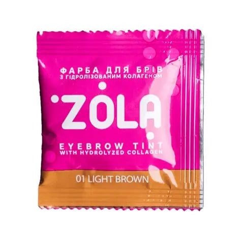 Zola Cosmetics - Eyebrow Tint Sachet - Light Brown 5ml
