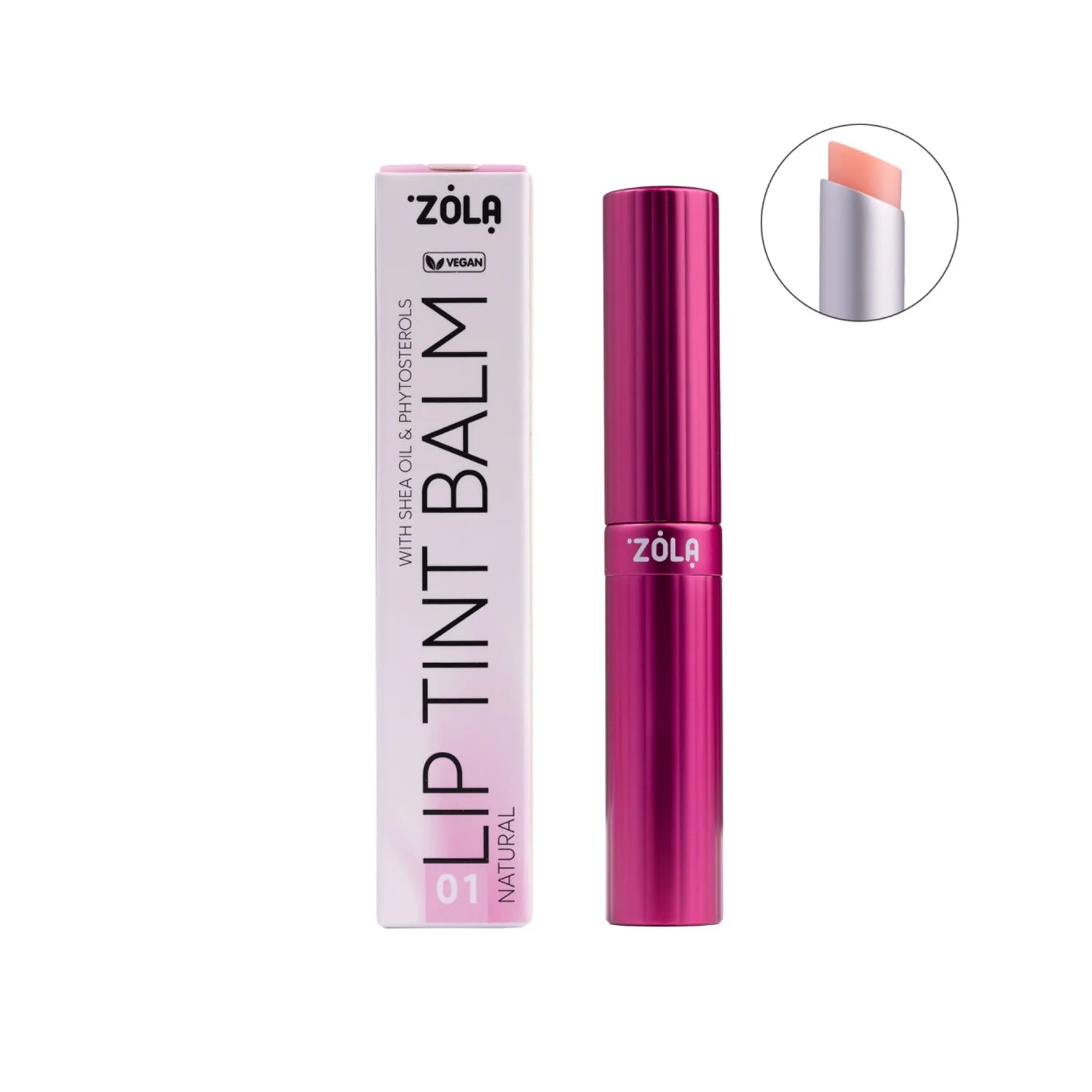 Zola Cosmetics- Lip Tint Balm - 01 Natural