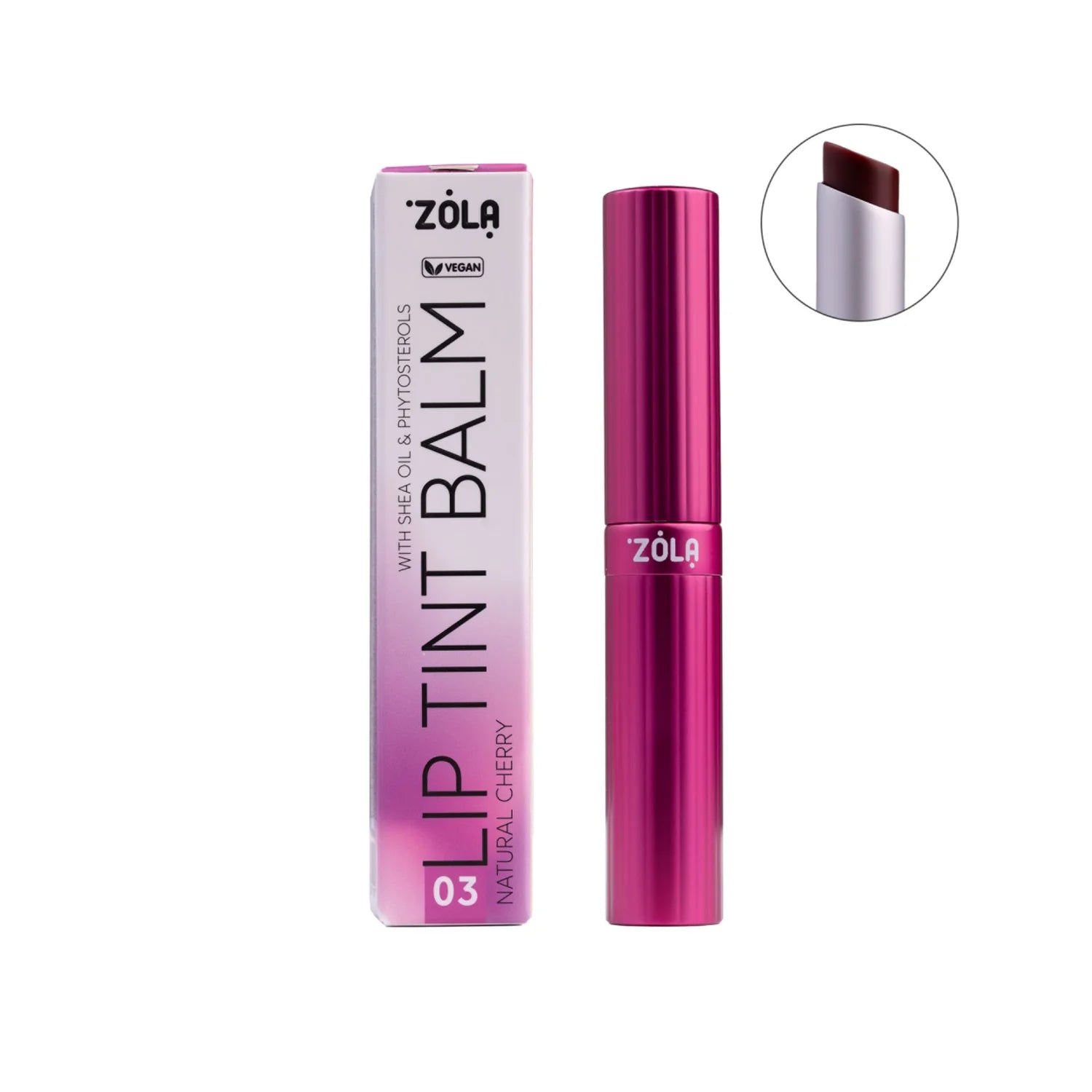 Zola Cosmetics-  Lip Tint Balm - 03 Natural Cherry
