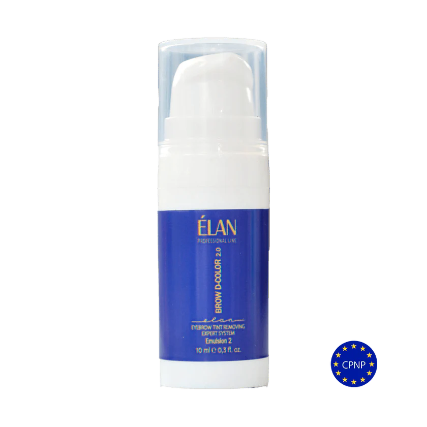 ÉLAN - Eyebrow Tint Removing Expert System «BROW D- COLOR 2.0» Emulsion 2 10ml