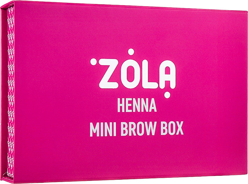 Zola Cosmetics - Eyebrow Henna Mini Kit 6 x 5g