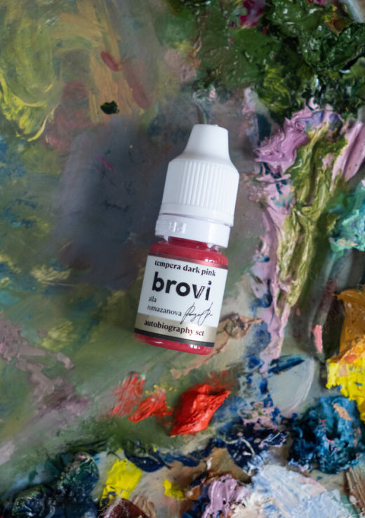 Brovi x Alla Romazanova- Tempera Dark Pink 5ml