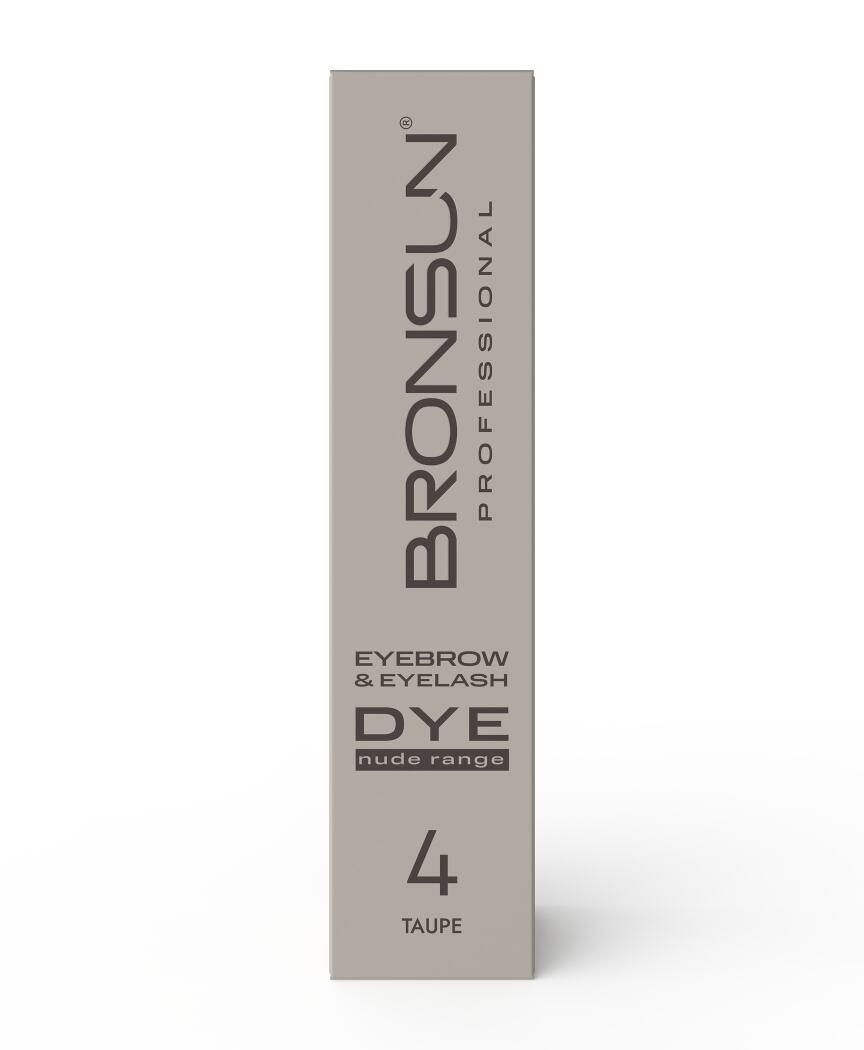 Bronsun- Eyebrow & Eyelash Cream Dye NUDE range #4 Taupe 15ml