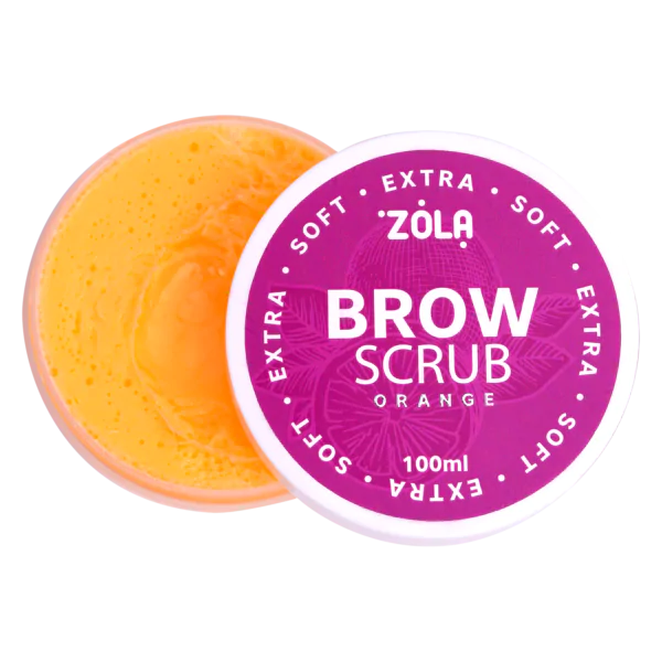 Zola Cosmetics - Eyebrow Scrub Extra Soft Orange 100ml