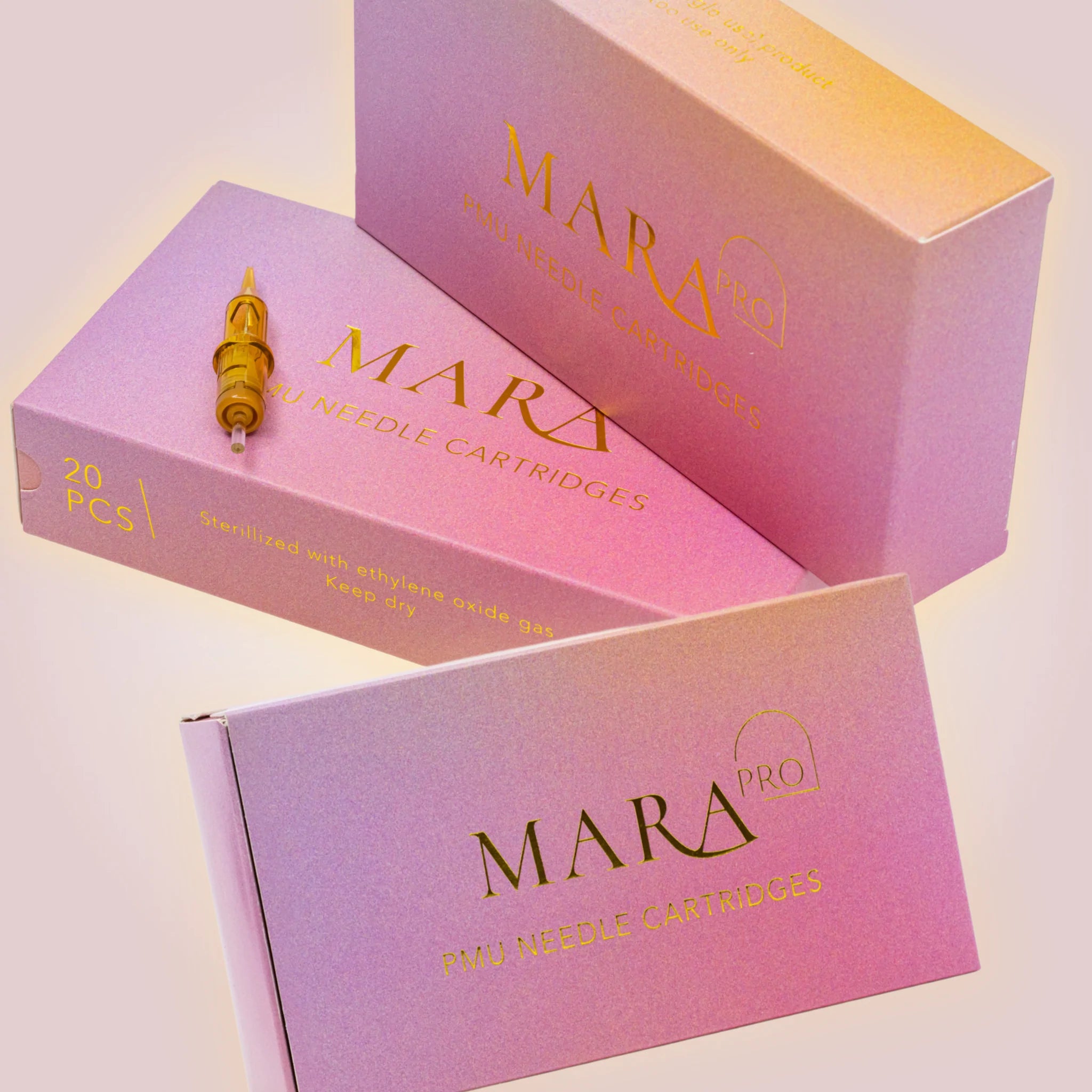 Mara Pro- PMU Needle Cartridges- Box of 20 1RLLT.0.25MM