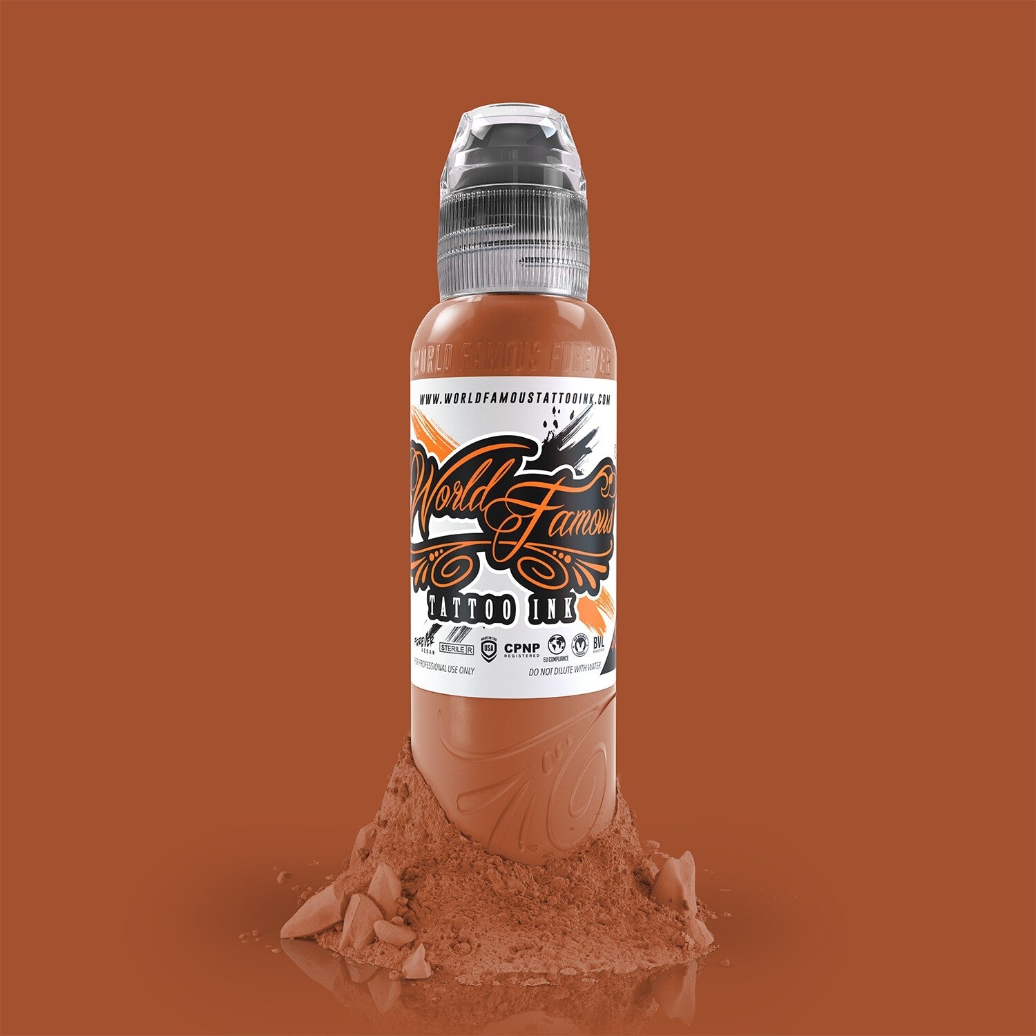 World Famous Ink- Jay Freestyle Watercolor Brown- 30ml