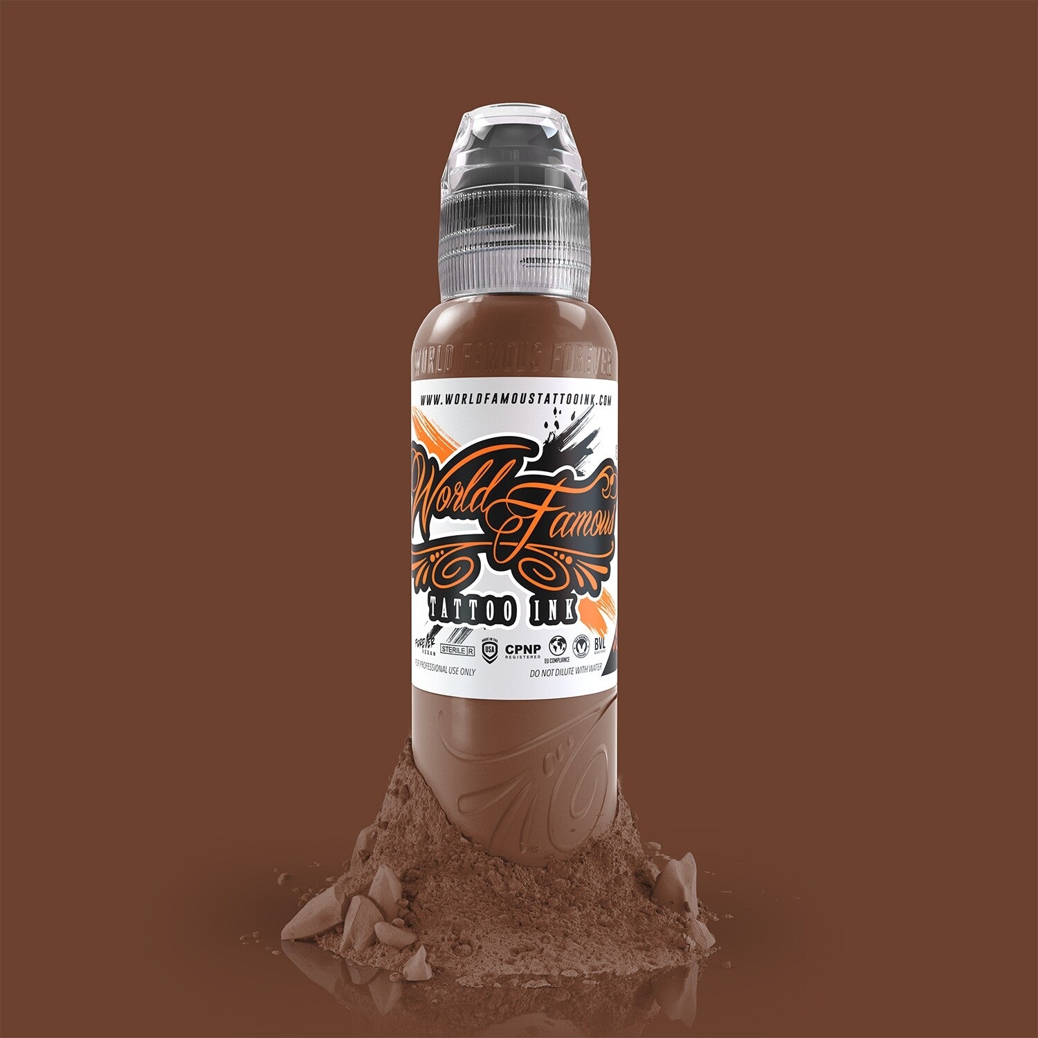 World Famous Ink- Jay Freestyle Watercolor Dark Brown 30ml