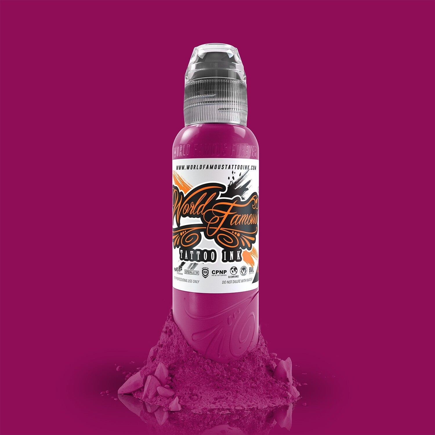 World Famous Ink- Jay Freestyle Watercolor Magenta 30ml