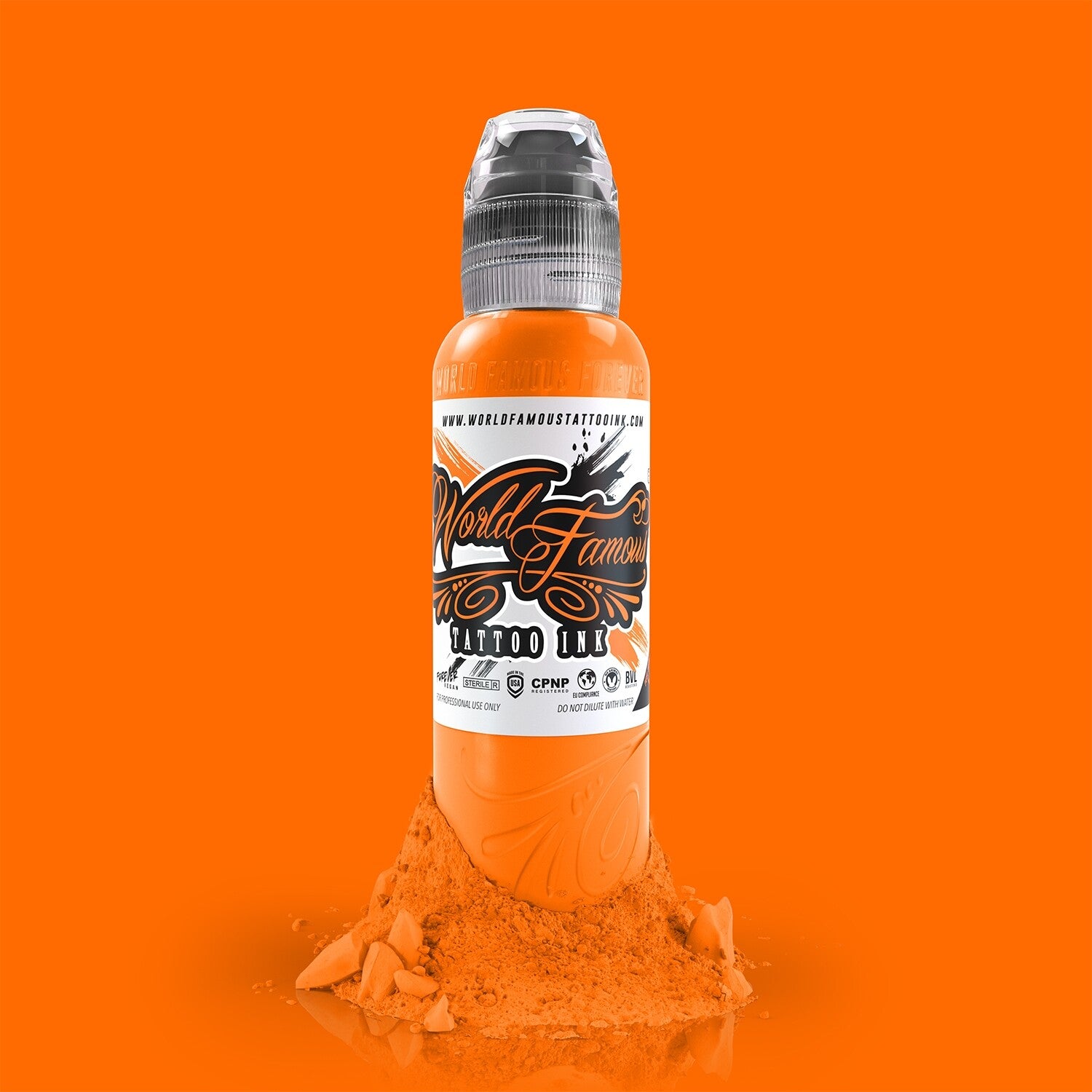 World Famous Ink- Jay Freestyle Watercolor Orange 30ml
