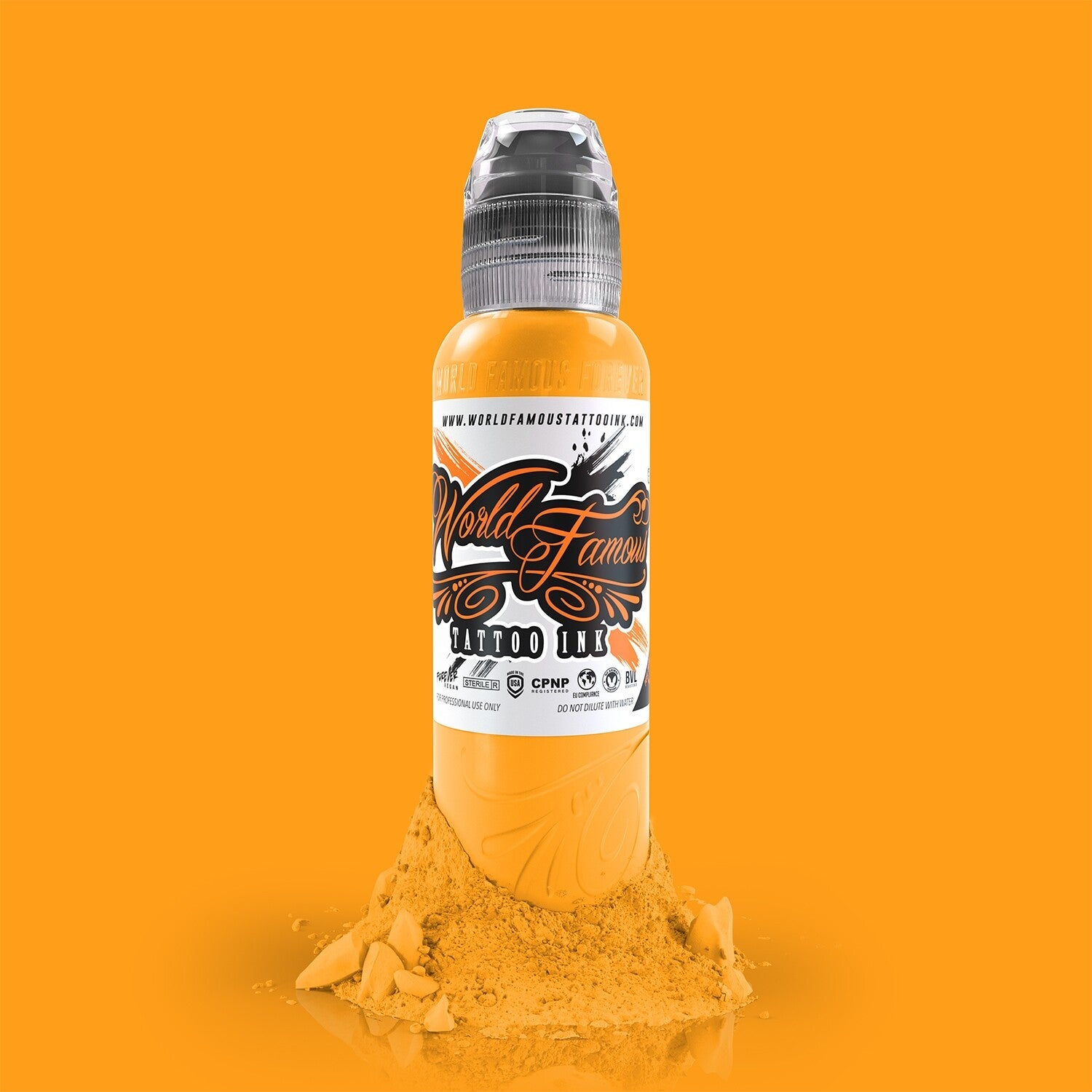 World Famous Ink- Jay Freestyle Watercolor Yellow Ochre 30ml